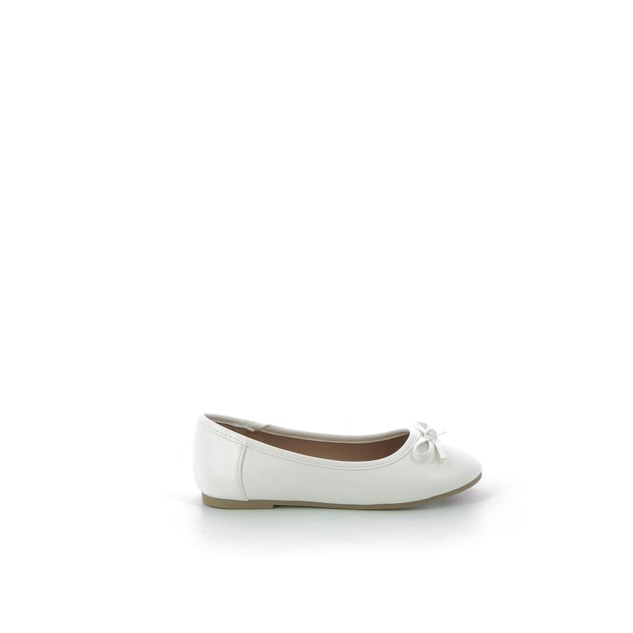 Ballerines blanches fille